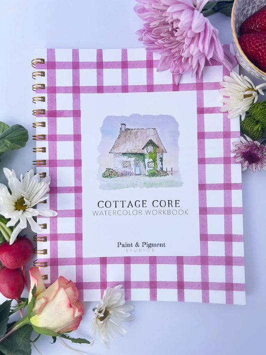 Cottage Core Watercolor Workbook