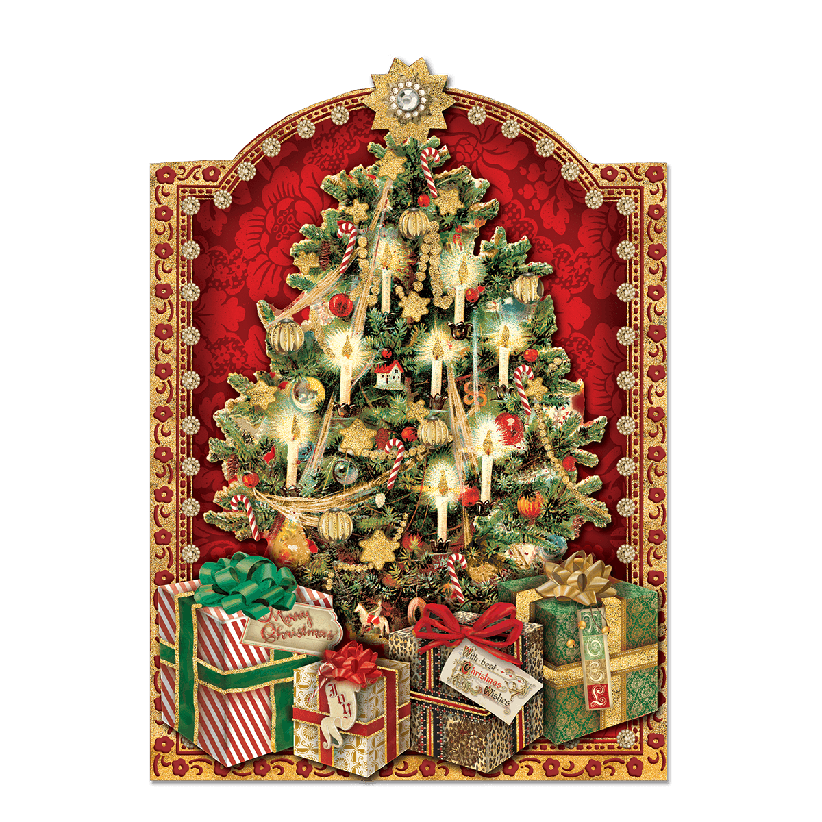 Tree With Presents Holiday Boxed Cards