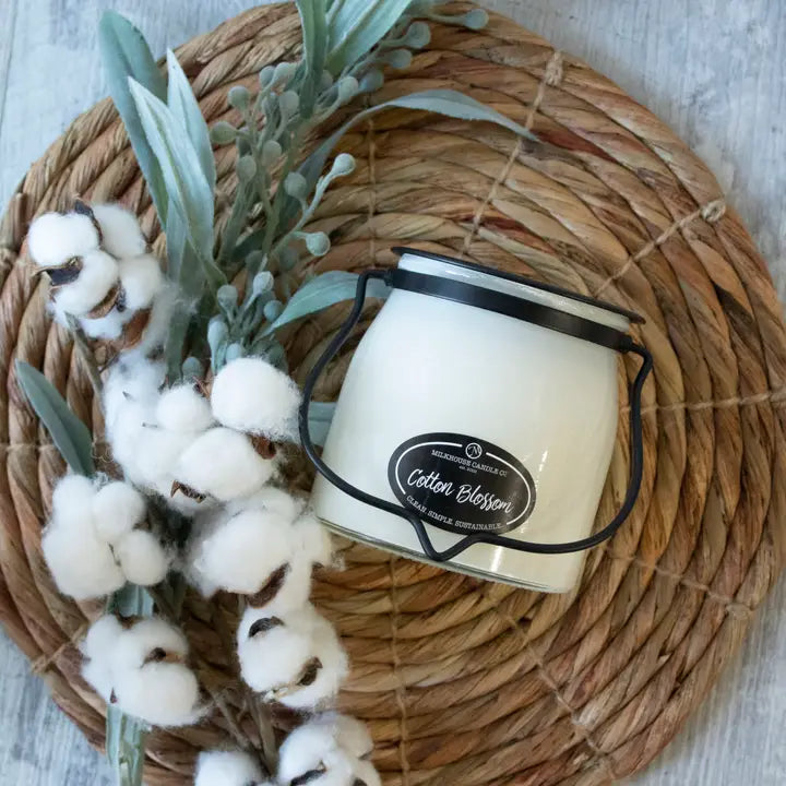 Cotton Blossom 16oz Butter Jar - Milkhouse Candle Company