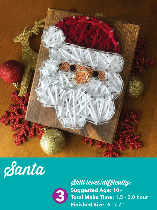 Santa - DIY String Art Kit