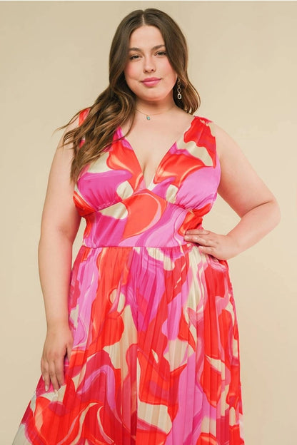 Anaïs Print Jumpsuit, Plus-Size