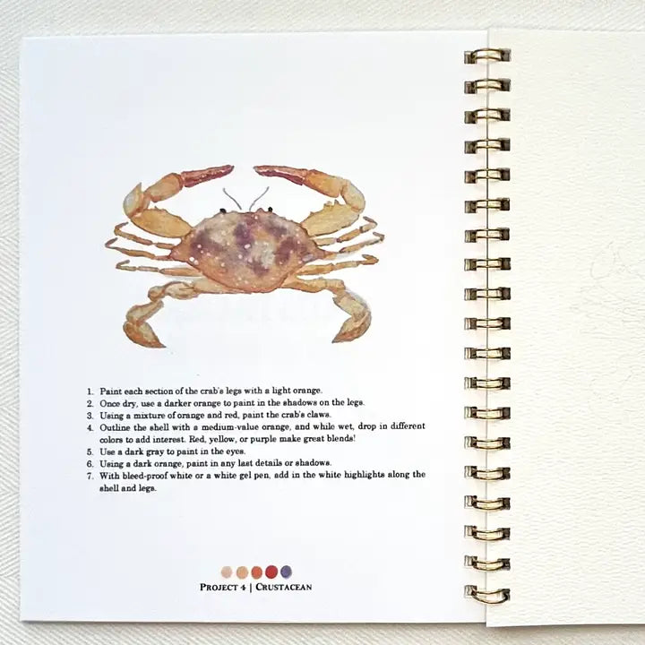 By the Seas Watercolor Workbook