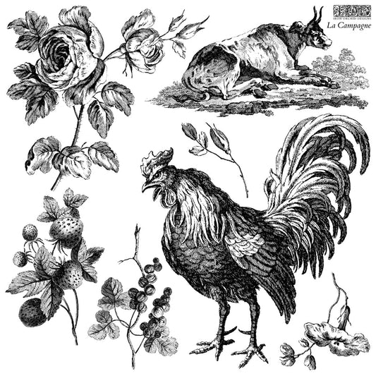 La Campagne - IOD Decor 2-Sheet Stamp