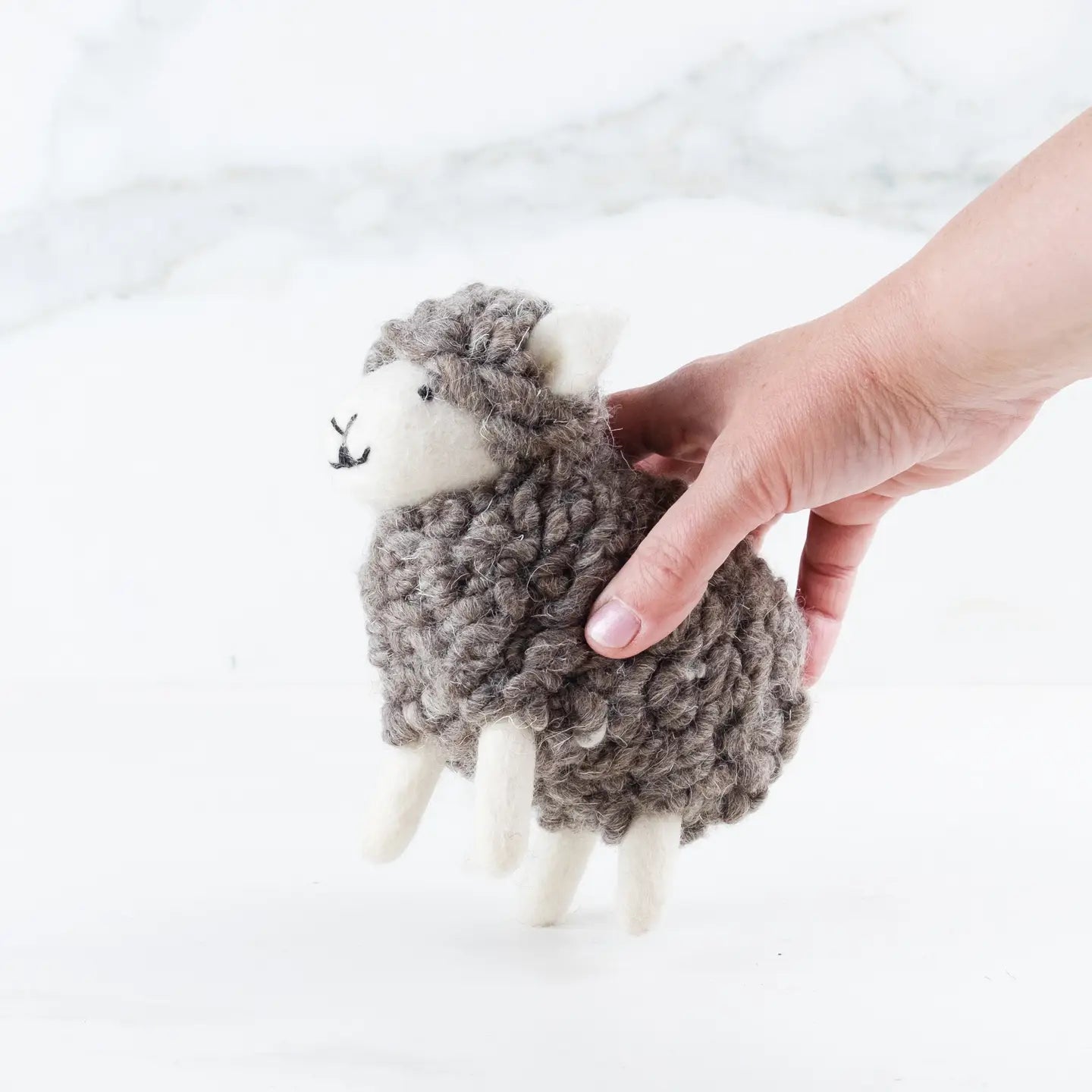 Grey Sheep Lg - Wool