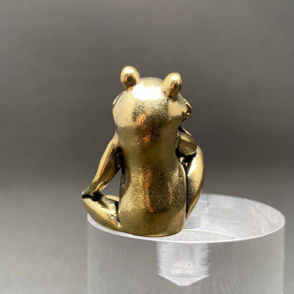 Sitting Frog Bronzed Trinket 67681