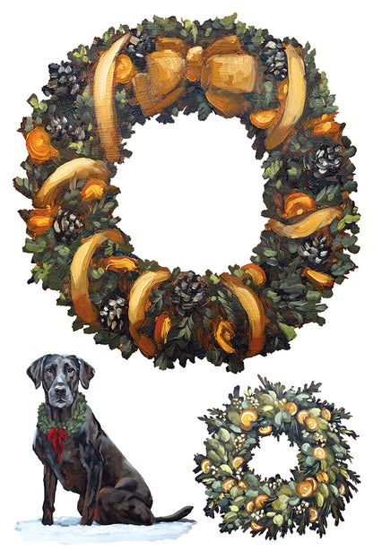 A Cotswold Christmas - 8 Sheet, 8x12 Pad IOD Decor Transfer™ 2026 Holiday Limited