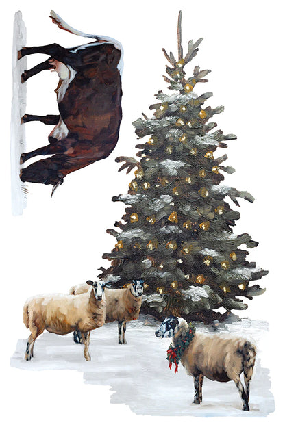 A Cotswold Christmas - 8 Sheet, 8x12 Pad IOD Decor Transfer™ 2026 Holiday Limited