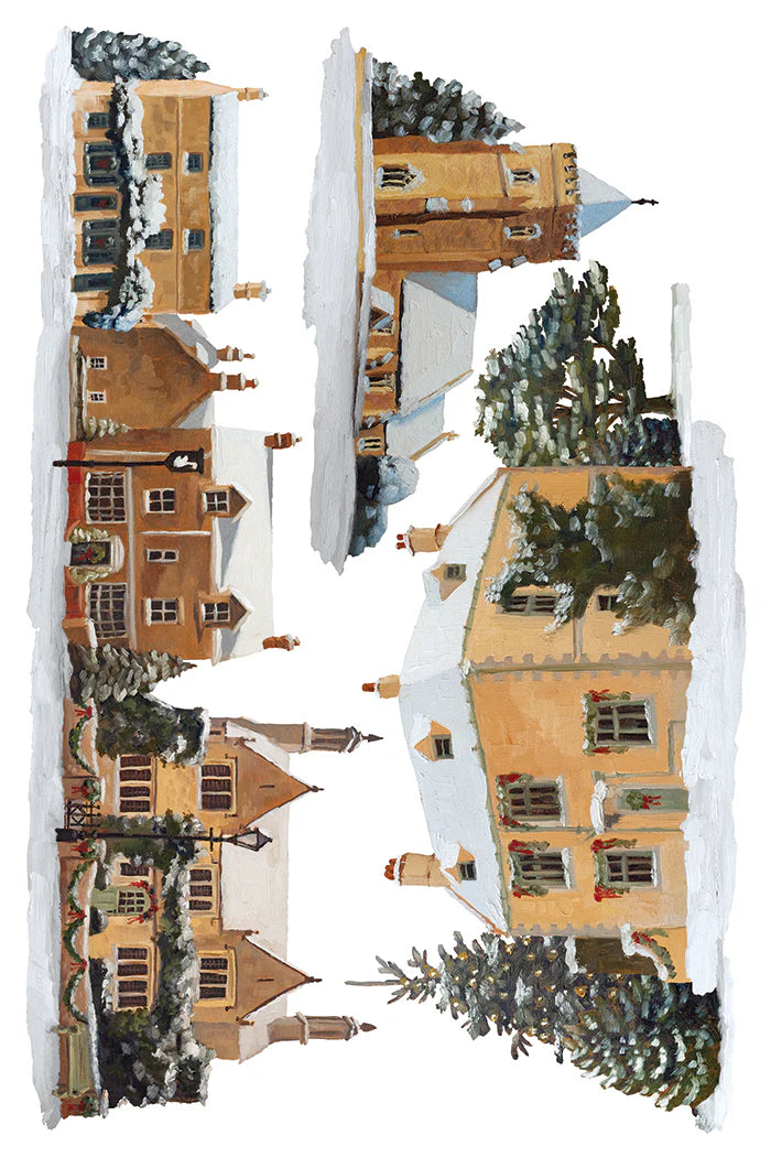 A Cotswold Christmas - 8 Sheet, 8x12 Pad IOD Decor Transfer™ 2026 Holiday Limited