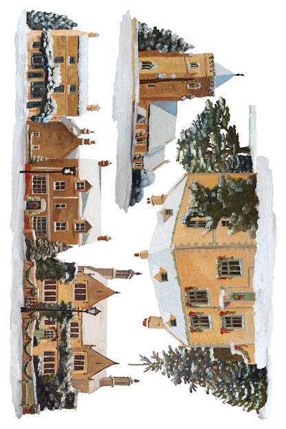 A Cotswold Christmas - 8 Sheet, 8x12 Pad IOD Decor Transfer™ 2026 Holiday Limited