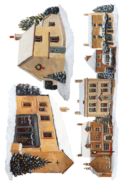 A Cotswold Christmas - 8 Sheet, 8x12 Pad IOD Decor Transfer™ 2026 Holiday Limited