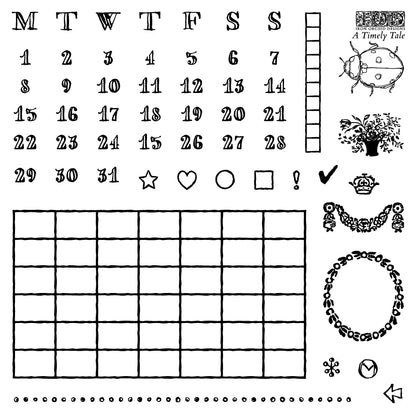 A Timely Tale 6x6 (4 sheets) - IOD Decor Stamp 2026