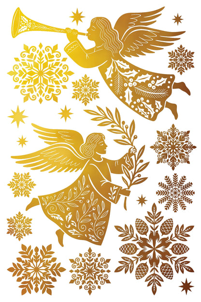 Angels Sing - Gilded Collection - 8 Sheet, 8x12 Pad IOD Decor Transfer™ 2026 Holiday Limited