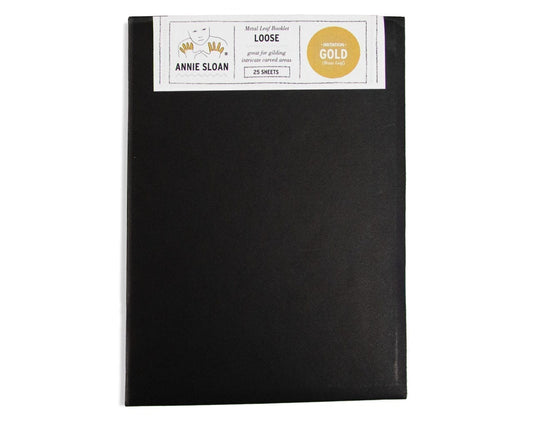Metal Leaf Loose, 25-sheets - Imitation Gold