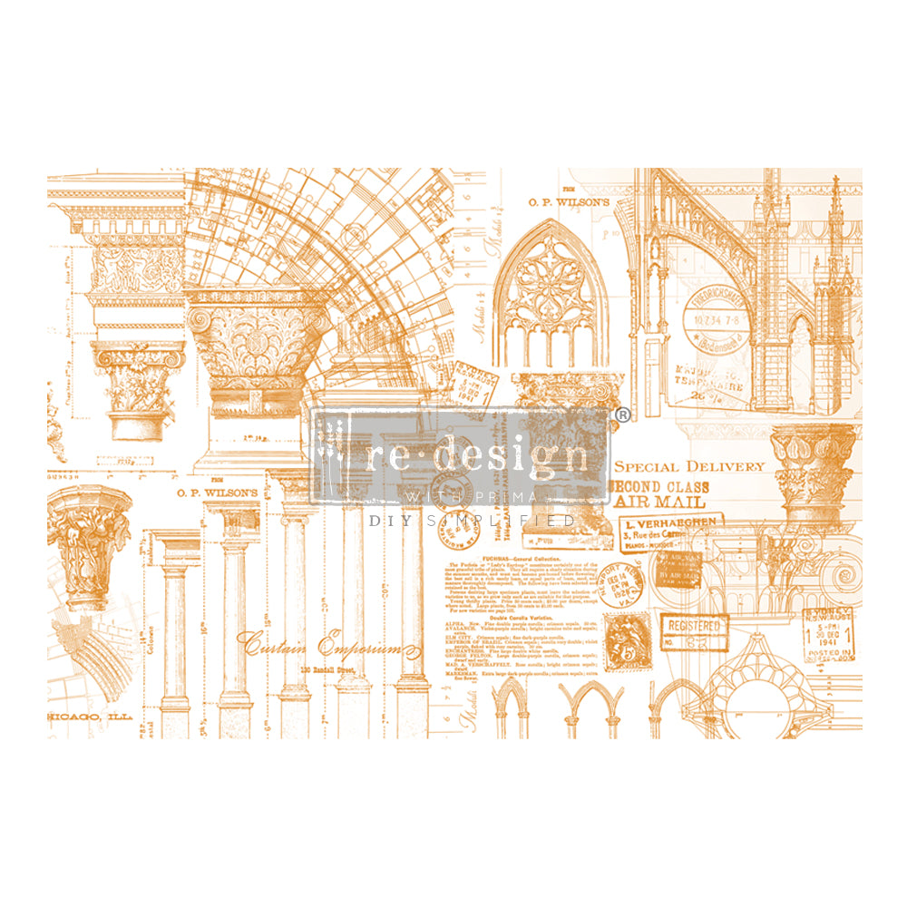 Architecture 24inx35in (2-Sheets) - Redesign Decor Transfer®