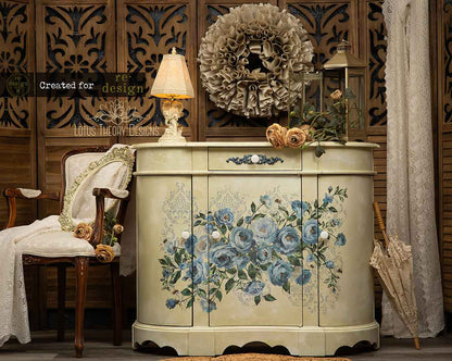 Azure Blossom 24"x35" (4-Sheets) - Decor Transfers®