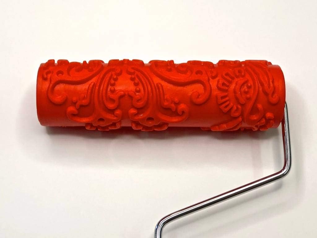 Baroque - Texture Fauxy Red Roller