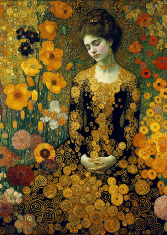 Bathed in Gold 23x33 ( A1 ) - MINT by Michelle