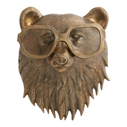 Beatrice the Bear - Authentic E & E Collection Bronzed Aluminum Wall Mount