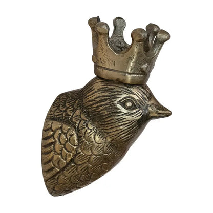 Bonnie the Bird Antiqued Aluminum Wall Mount