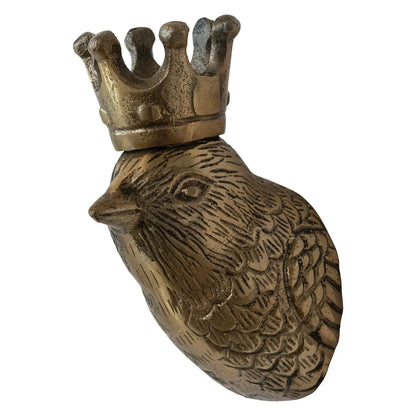 Bonnie the Bird Antiqued Aluminum Wall Mount
