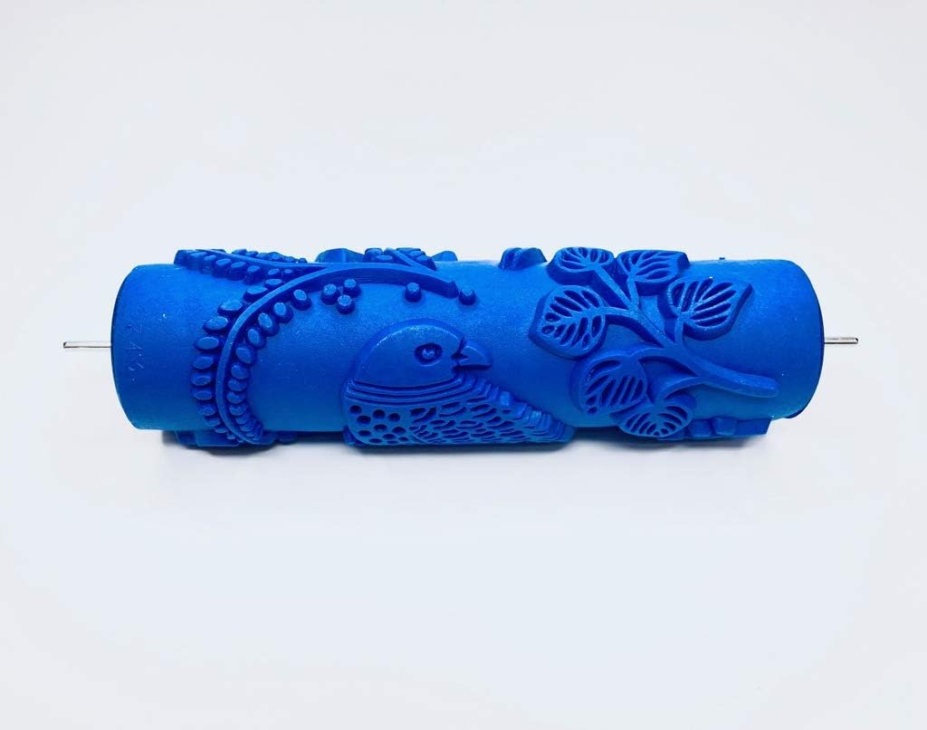 Bird of Paradise - Blue Pattern Stamping Roller (Handle Sold Seperate)