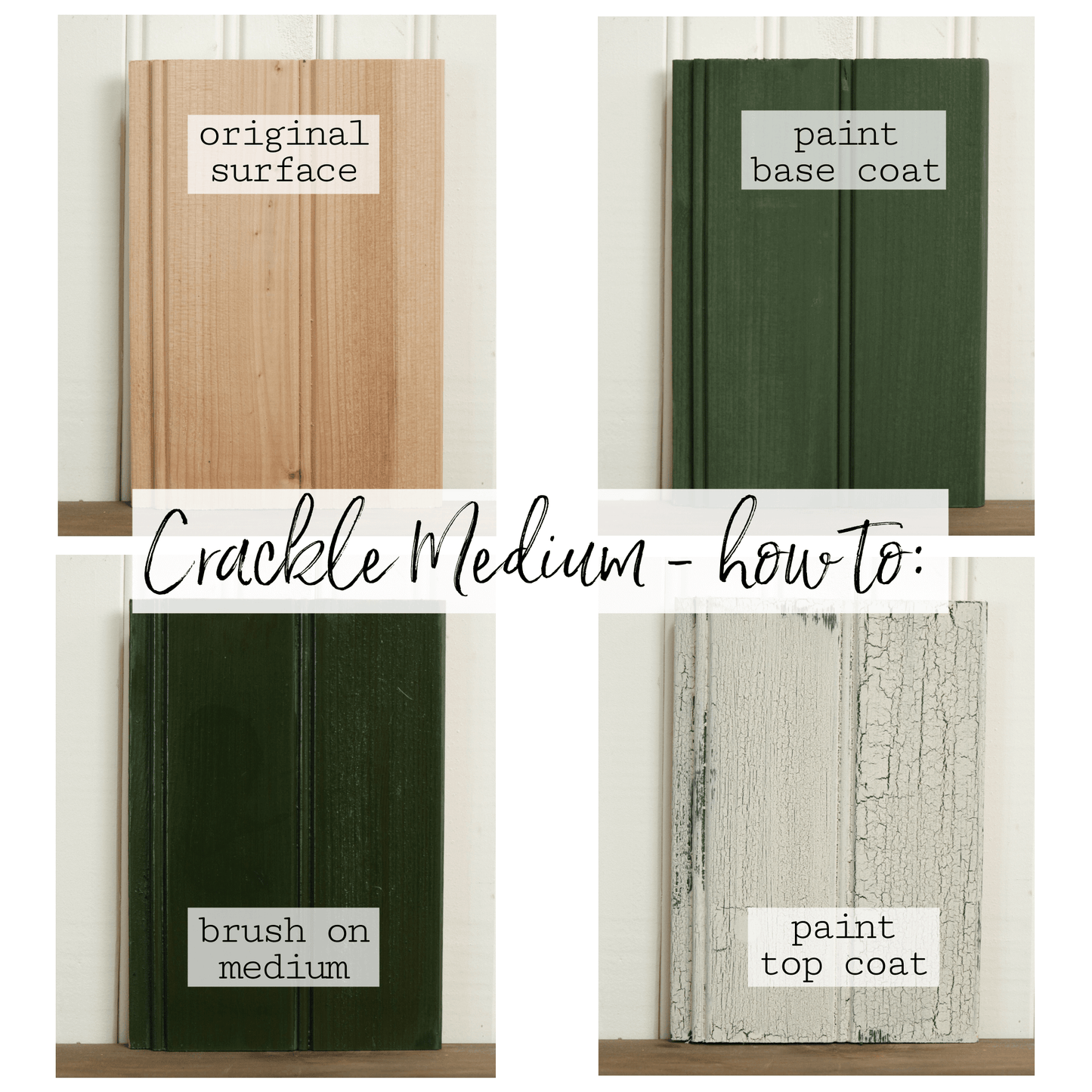 Antique Crackle Finish - Sweet Pickins