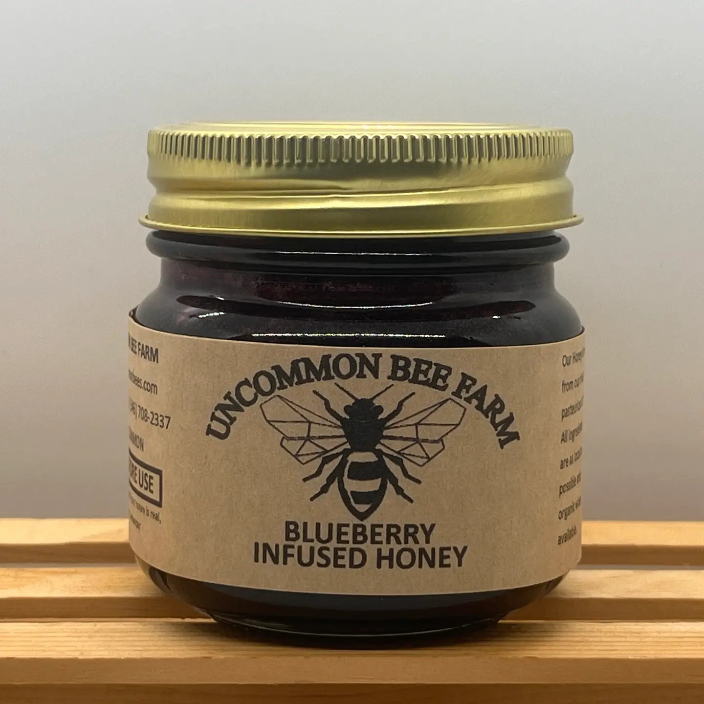 Blueberry Infused Honey 5oz Jar