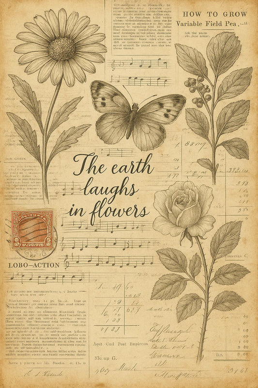 Botanical Illustration I 23x33 ( A1 ) - MINT by Michelle