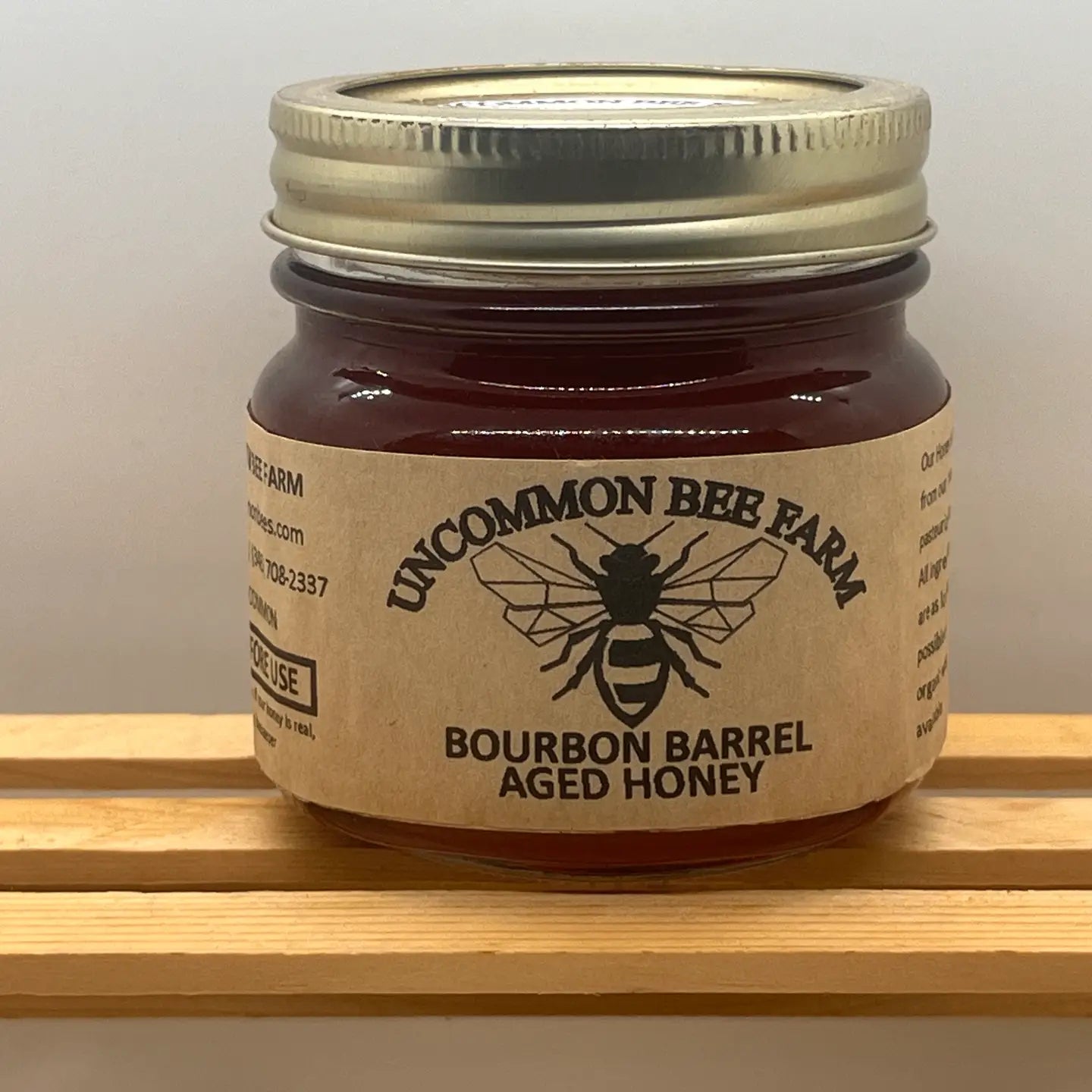 Bourbon Barrel Aged Honey 5oz Jar