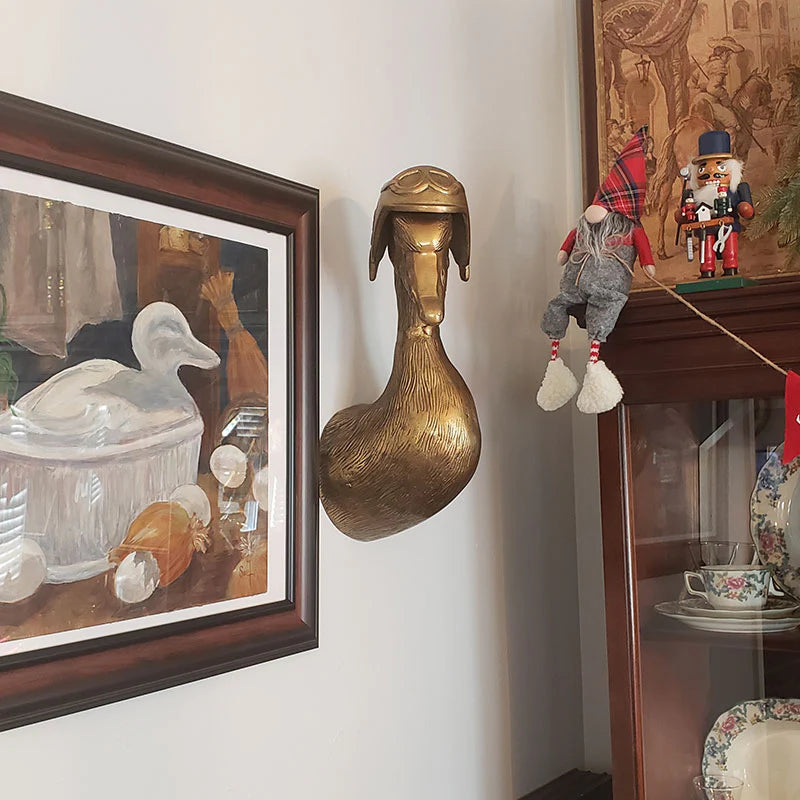 Charlie the Duck - Authentic E&E Eloise Collection Bronzed Aluminum Wall Mount