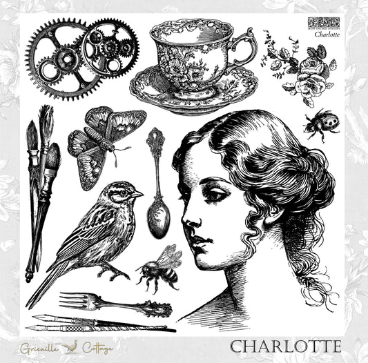 Charlotte - IOD Decor Stamp