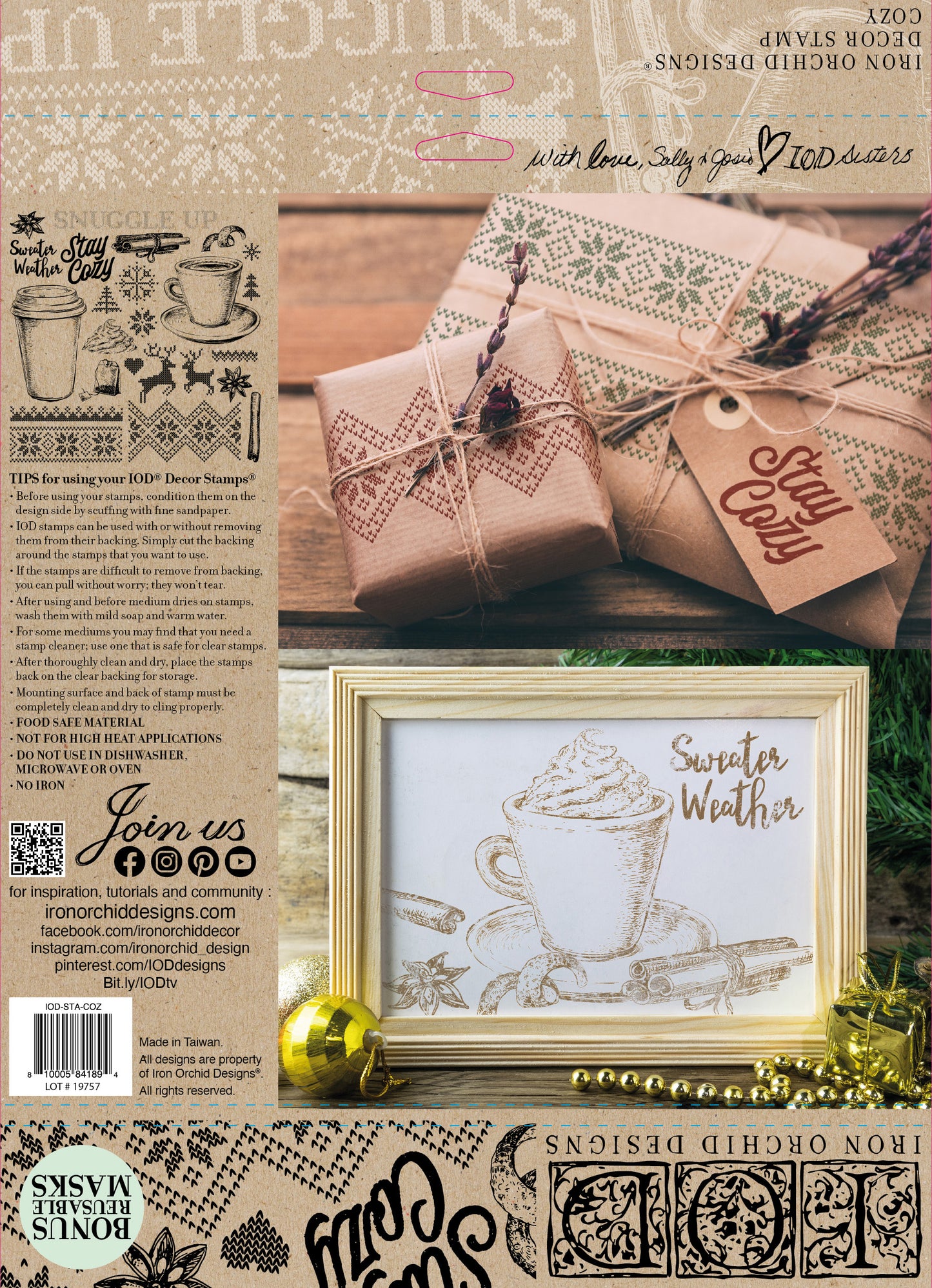 Cozy - IOD Decor Stamp 2022