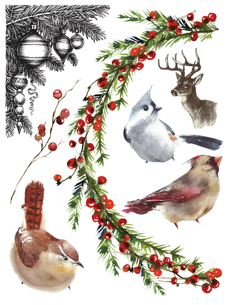 Christmas Valley - 8 Sheet, 12x16 Pad IOD Decor Transfer™ 2022