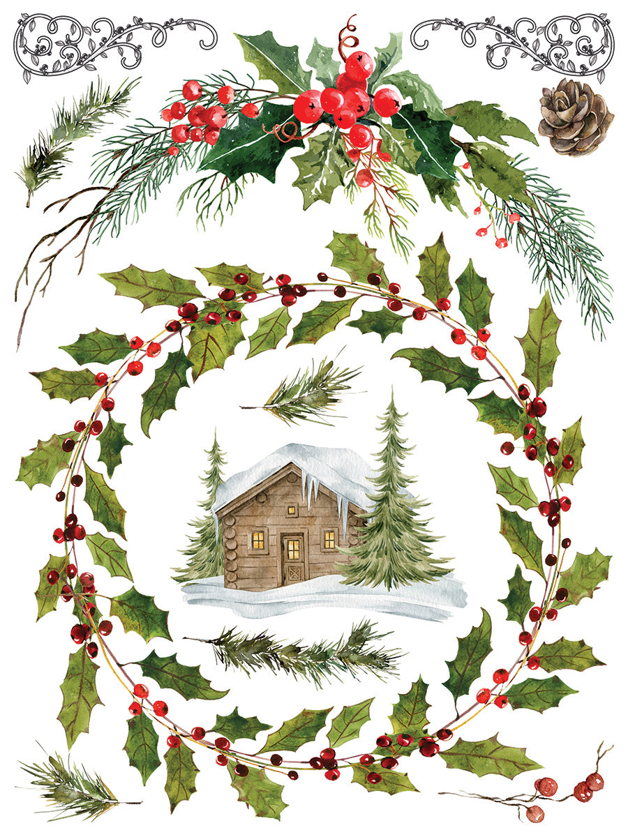 Christmas Valley - 8 Sheet, 12x16 Pad IOD Decor Transfer™ 2022