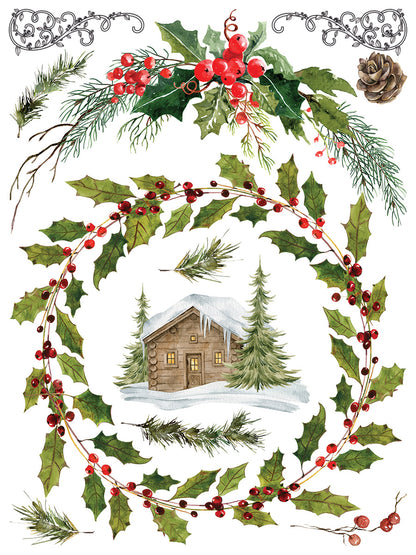 Christmas Valley - 8 Sheet, 12x16 Pad IOD Decor Transfer™ 2022