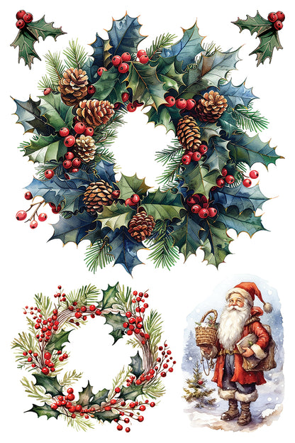 Yuletide - 8 Sheet, 8x12 Pad IOD Decor Transfer™ 2024