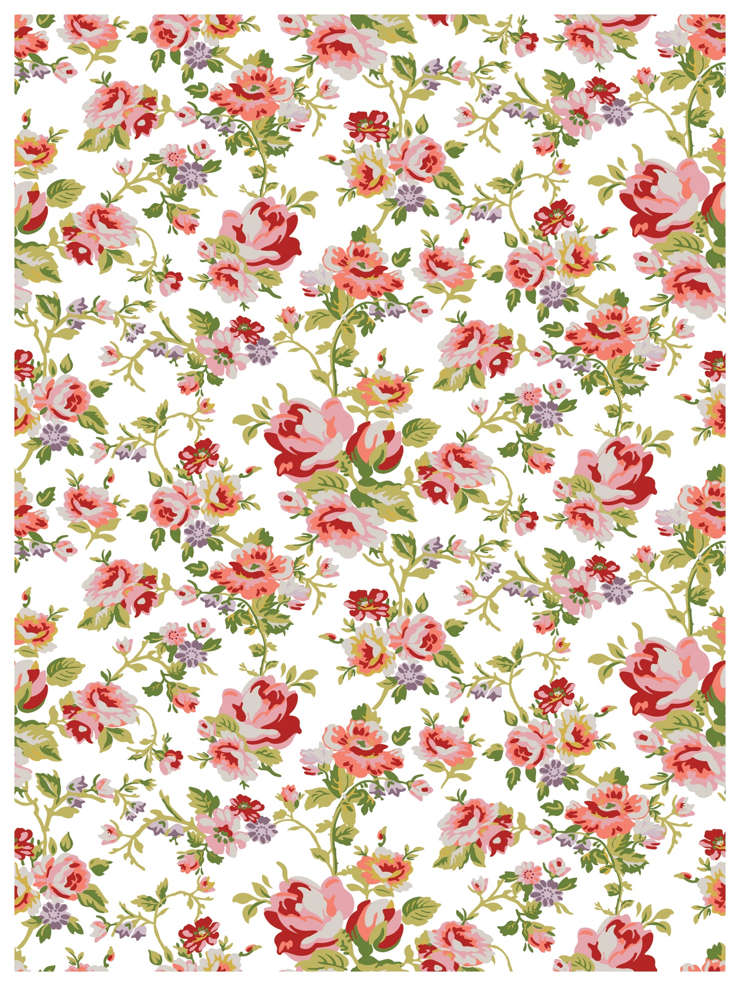 Ditsy Bloom - 8 Sheet, 12x16 Pad IOD Paint Inlay™