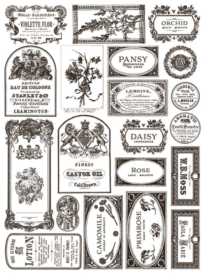 Floriography - 8 Sheet, 12x16 Pad IOD Paint Inlay™