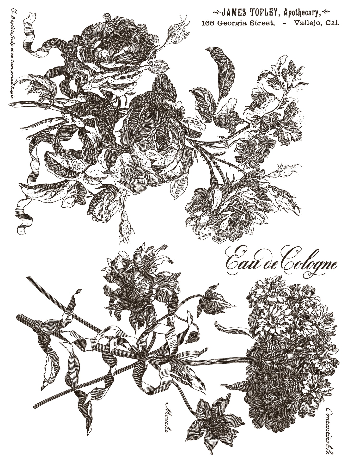 Floriography - 8 Sheet, 12x16 Pad IOD Paint Inlay™