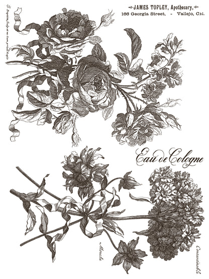 Floriography - 8 Sheet, 12x16 Pad IOD Paint Inlay™