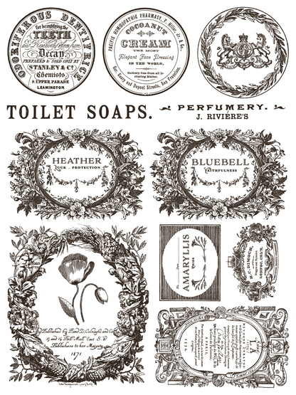 Floriography - 8 Sheet, 12x16 Pad IOD Paint Inlay™