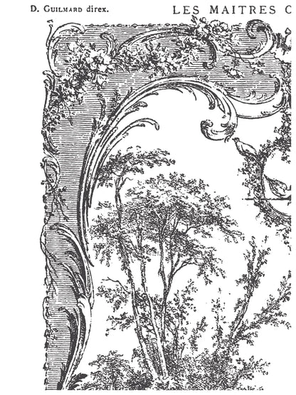 La Chasse - 8 Sheet, 12x16 Pad IOD Paint Inlay™