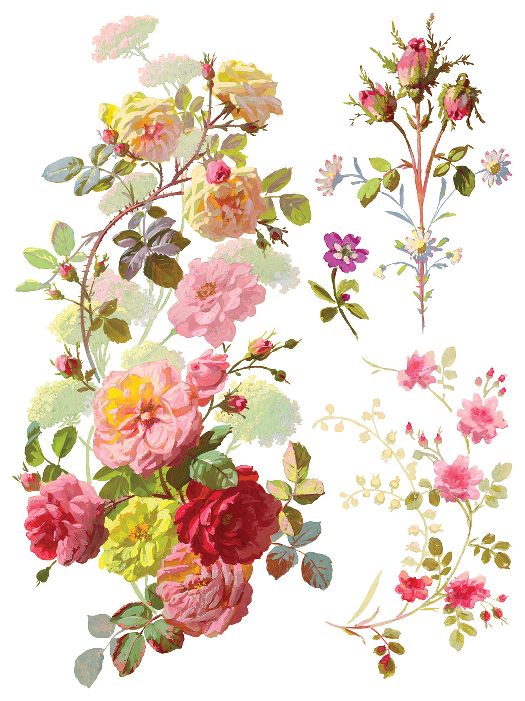 Saint Germain - 8 Sheet, 12x16 Pad IOD Decor Transfer™