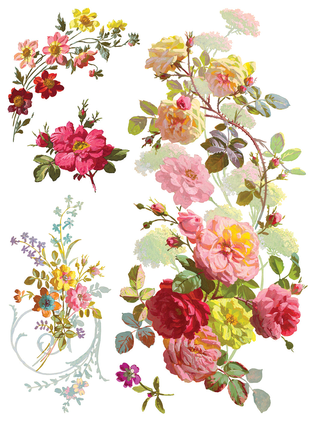 Saint Germain - 8 Sheet, 12x16 Pad IOD Decor Transfer™