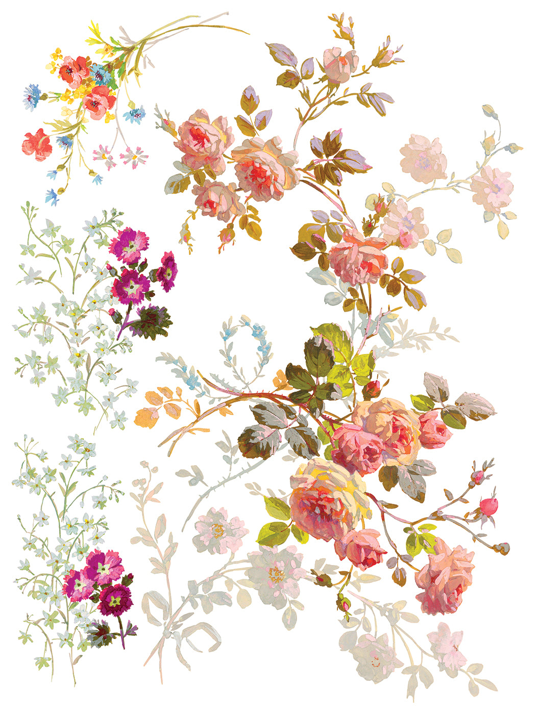 Saint Germain - 8 Sheet, 12x16 Pad IOD Decor Transfer™