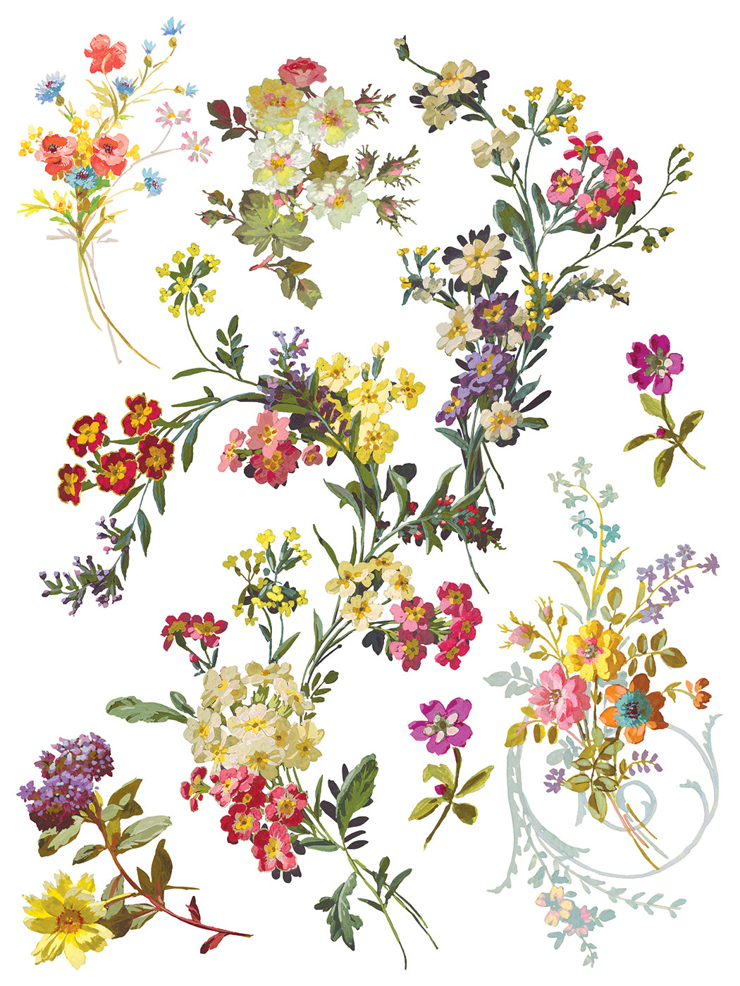 Saint Germain - 8 Sheet, 12x16 Pad IOD Decor Transfer™