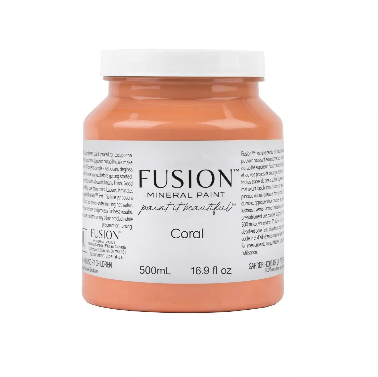 Fusion Mineral Paint 16.9oz - Coral