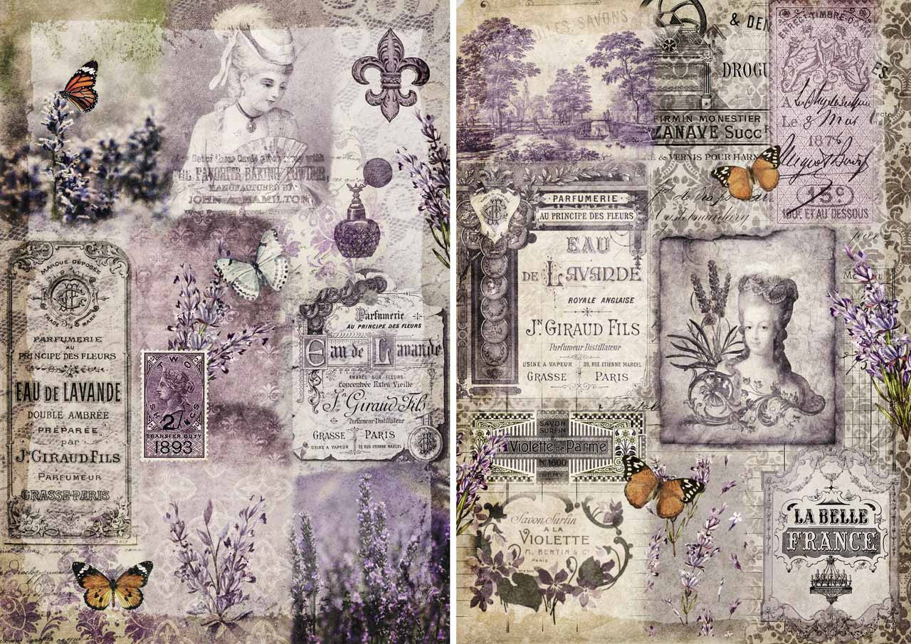 Lavender Sisters - Rice Paper by Decoupage Queen