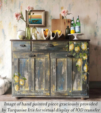 Lemon Drops - 8 Sheet, 12x16 Pad IOD Decor Transfer™ 2019