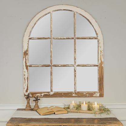 ARCHED WINDOW MIRROR 42x36  - (𝐏𝐢𝐜𝐤-𝐔𝐩 𝐎𝐧𝐥𝐲)